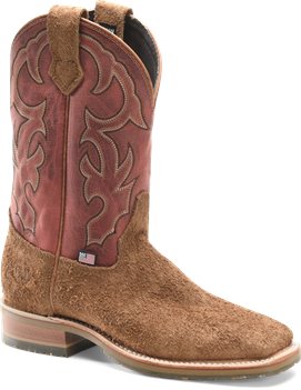 Red  Brown Double H Boot Odessa 